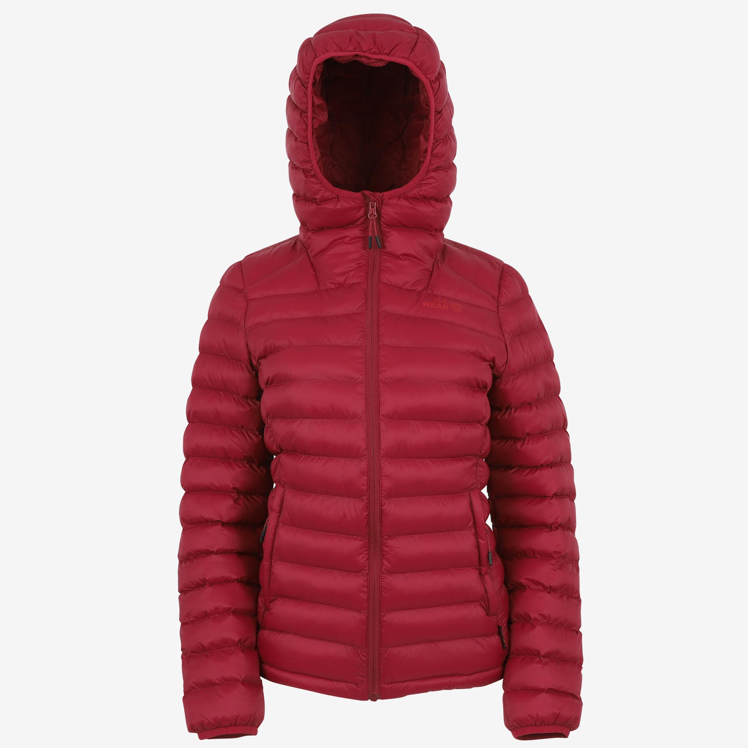 dark pink womens insulated hooded jacket.jpeg