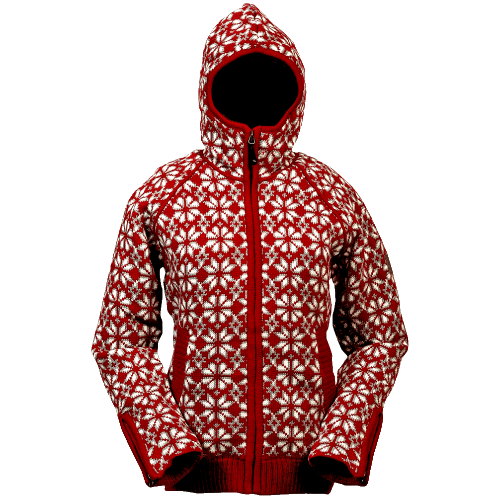 Helga挪威风格羊毛连帽开衫